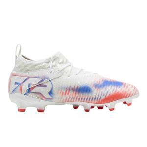 Puma Childrens/Kids Future 8 Match Artificial Ground Football Boots / White/Blac